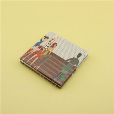 PU compact mirror/personalized compact mirror