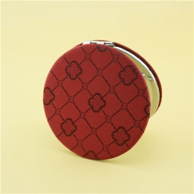 Round fashion compact mirror/PU compact mirror