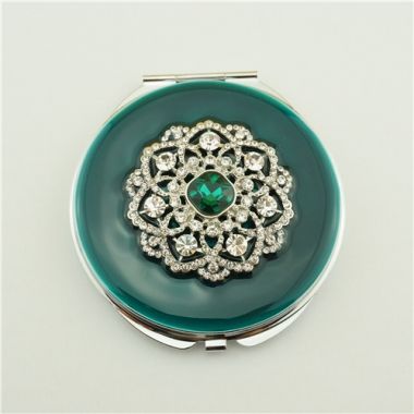 Flower series personalised pocket mirror/retro compact mirror