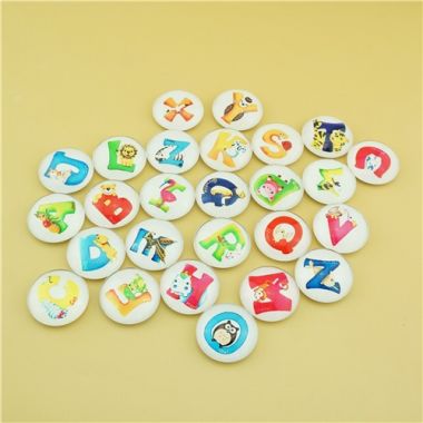 Magnetic cartoon A to Z letter fridge magnet/Home decor