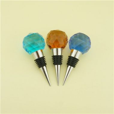 Fashion crafts crystal wine stopper/Prevents oxidation save wine longer