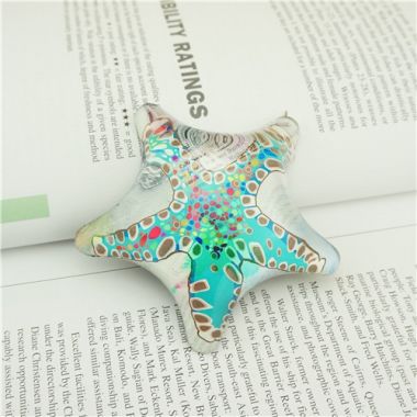 Starfish glass paperweight Custom Print