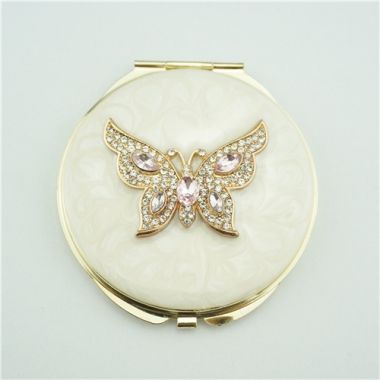 Butterfly compact mirror favors