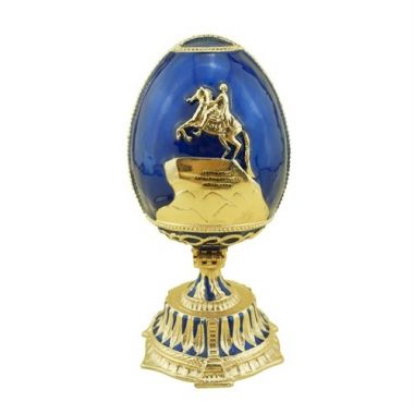 Blue Russian Faberge Egg