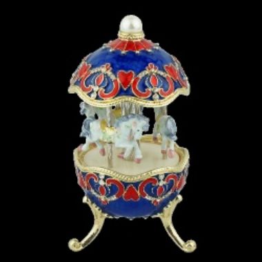 Vintage Carousel Music Box