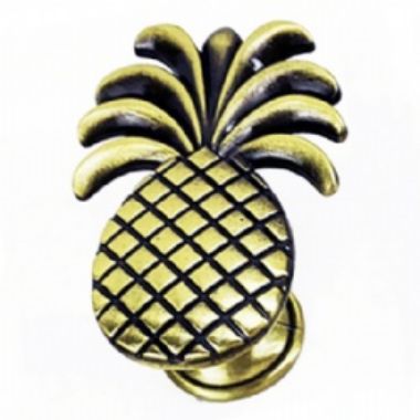 Antique Brass Pineapple Kitchen Cabinet Knob