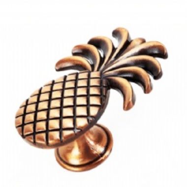 Antique Copper Pineapple Kitchen Cabinet Knob