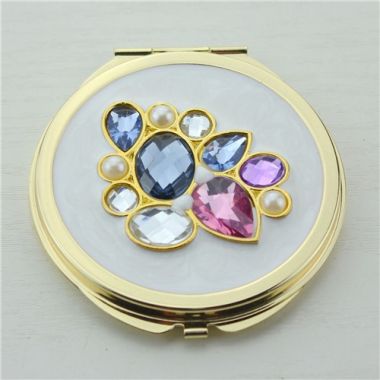 Colorful acrylic decor compact mirror