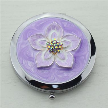 Handmade crafts metal compact mirror