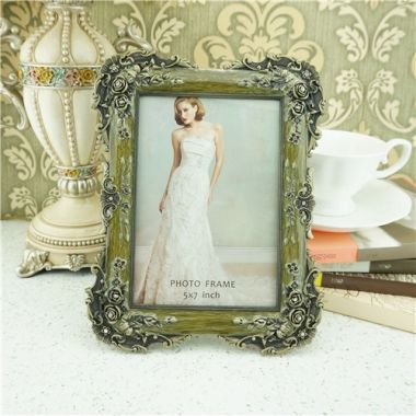 Metal photo frame / vintage rural style photo frame