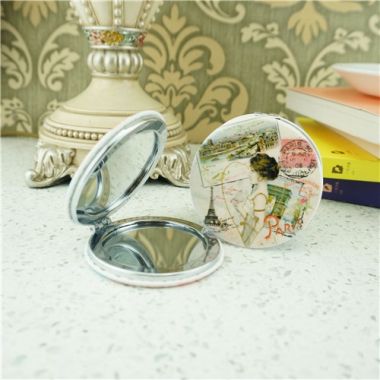 PU compact mirror / gifts for girls pocket mirror