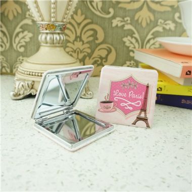 PU compact mirror/customized design premium gift