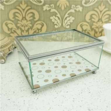 Glass jewelry box / glass storage box