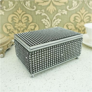 Glass jewelry box / bling-bling storage box