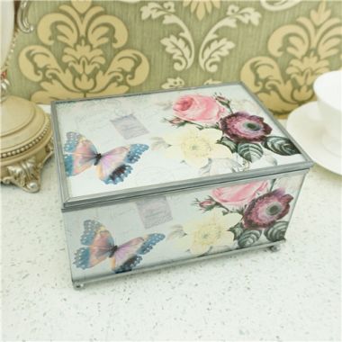 Glass jewelry box / 4C printing glass storage box