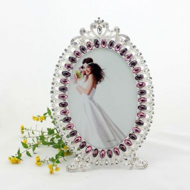 Wholesale Photo Frames Oval/5x7/Rhinestones