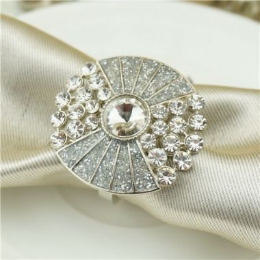 Metal Napkin Ring / Bling Crystal Napkin Ring