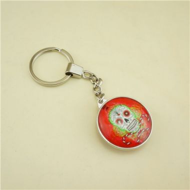 Glass Key Chain / Advertising Gift Key Chain