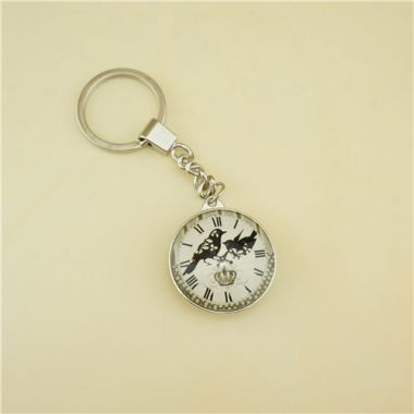 Glass Key Chain / European Style Crystal  Key Chain