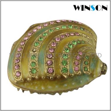 Jeweled Conch  Box